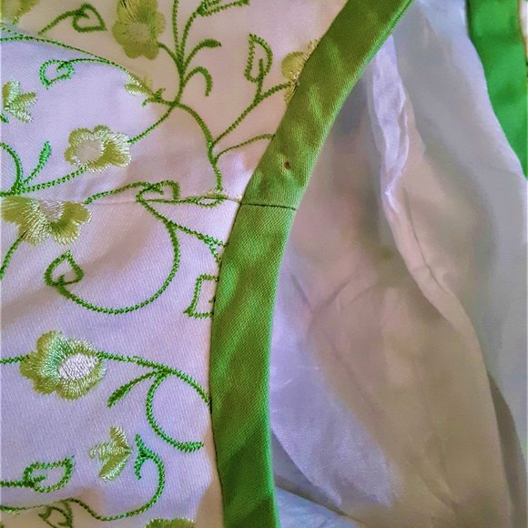 Peck & Peck Green Embroidered Women's Suit 8P - Picture 5 of 5